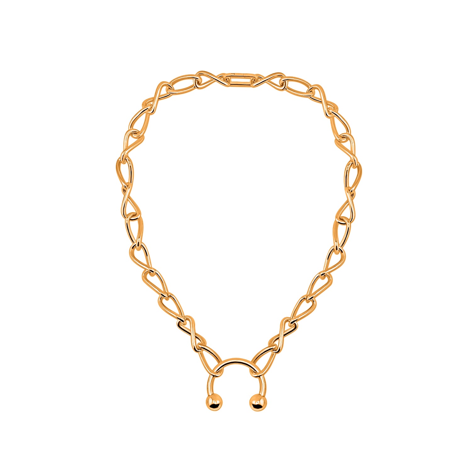 Infinity Pierced Necklace