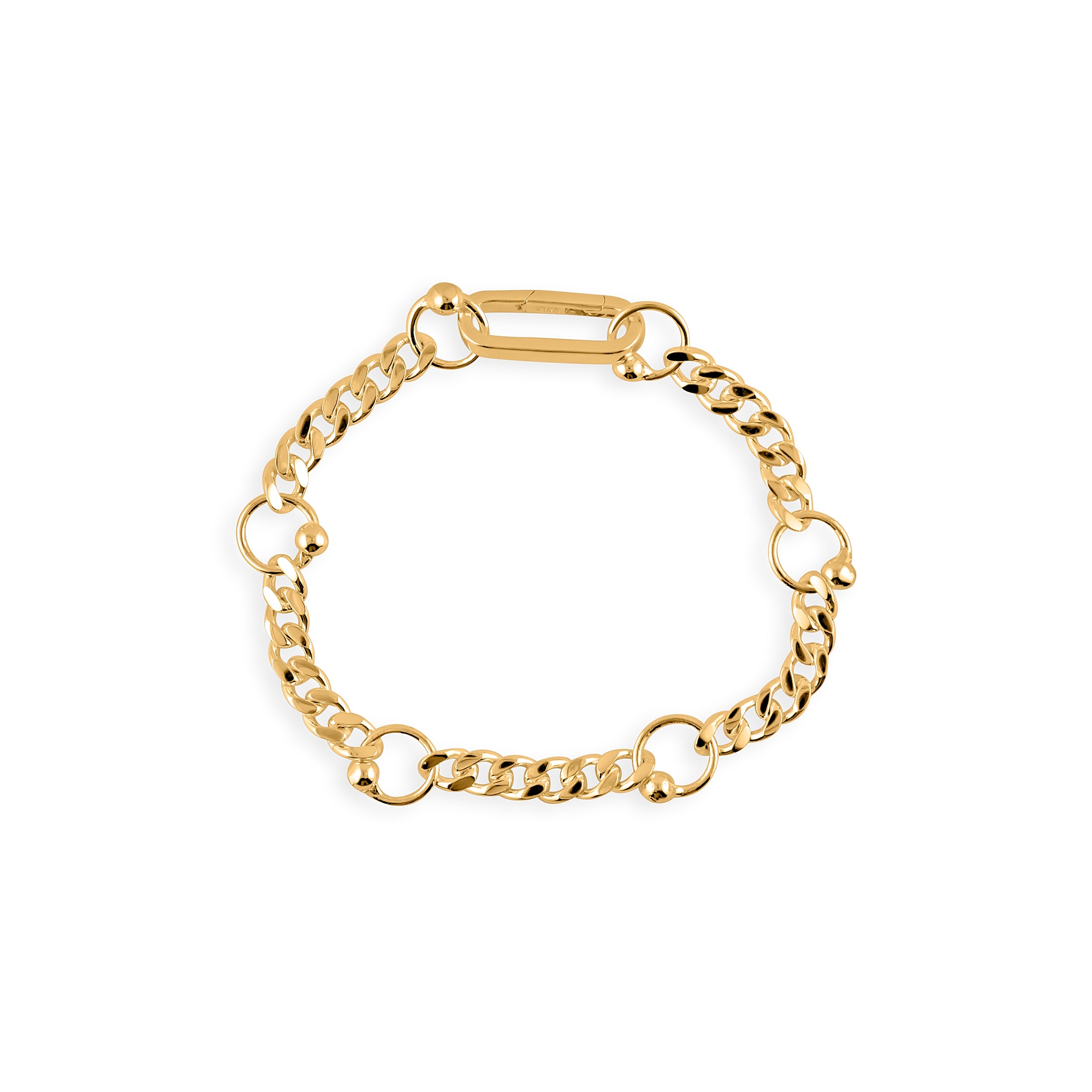 Pierced Chain Bracelet