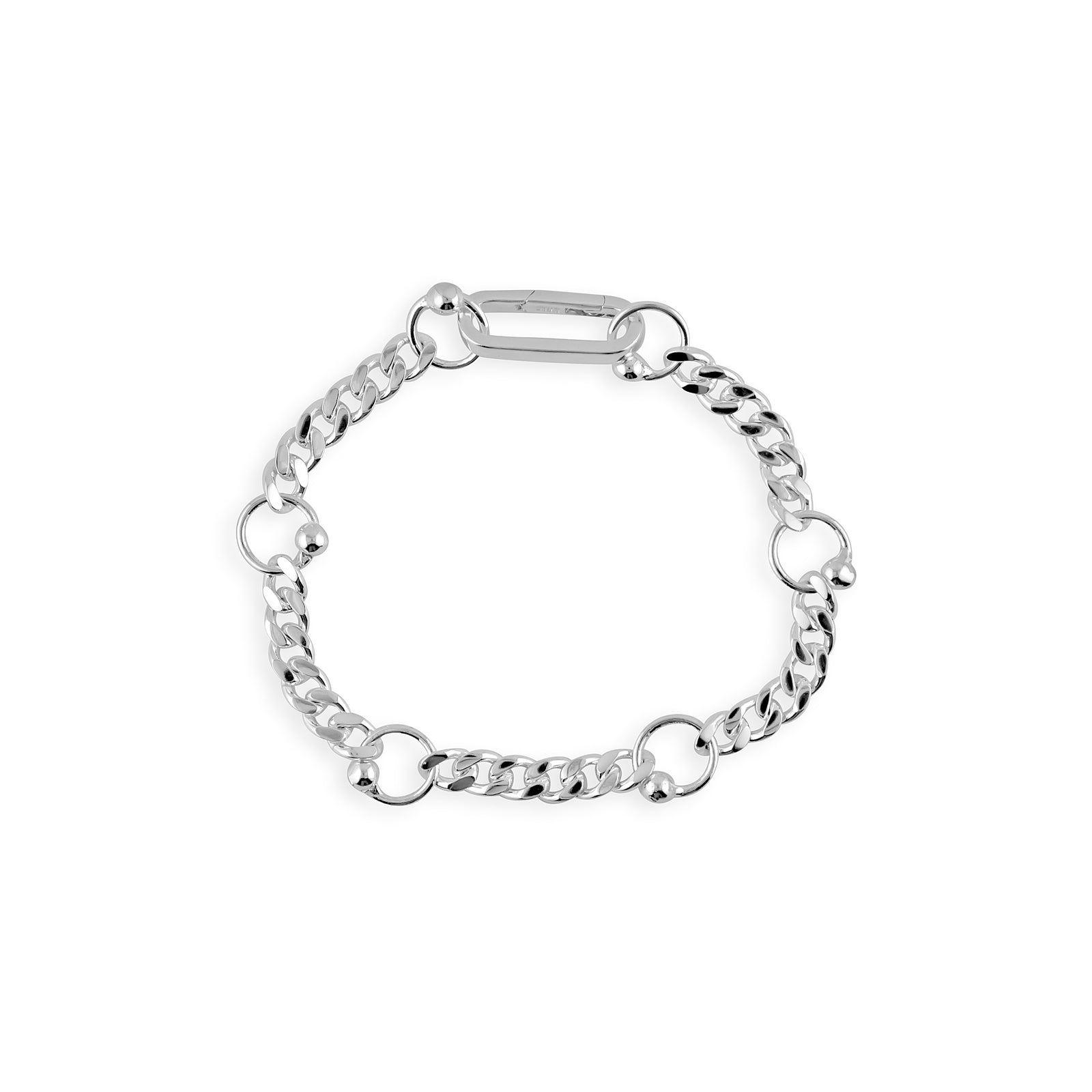 Pierced Chain Bracelet