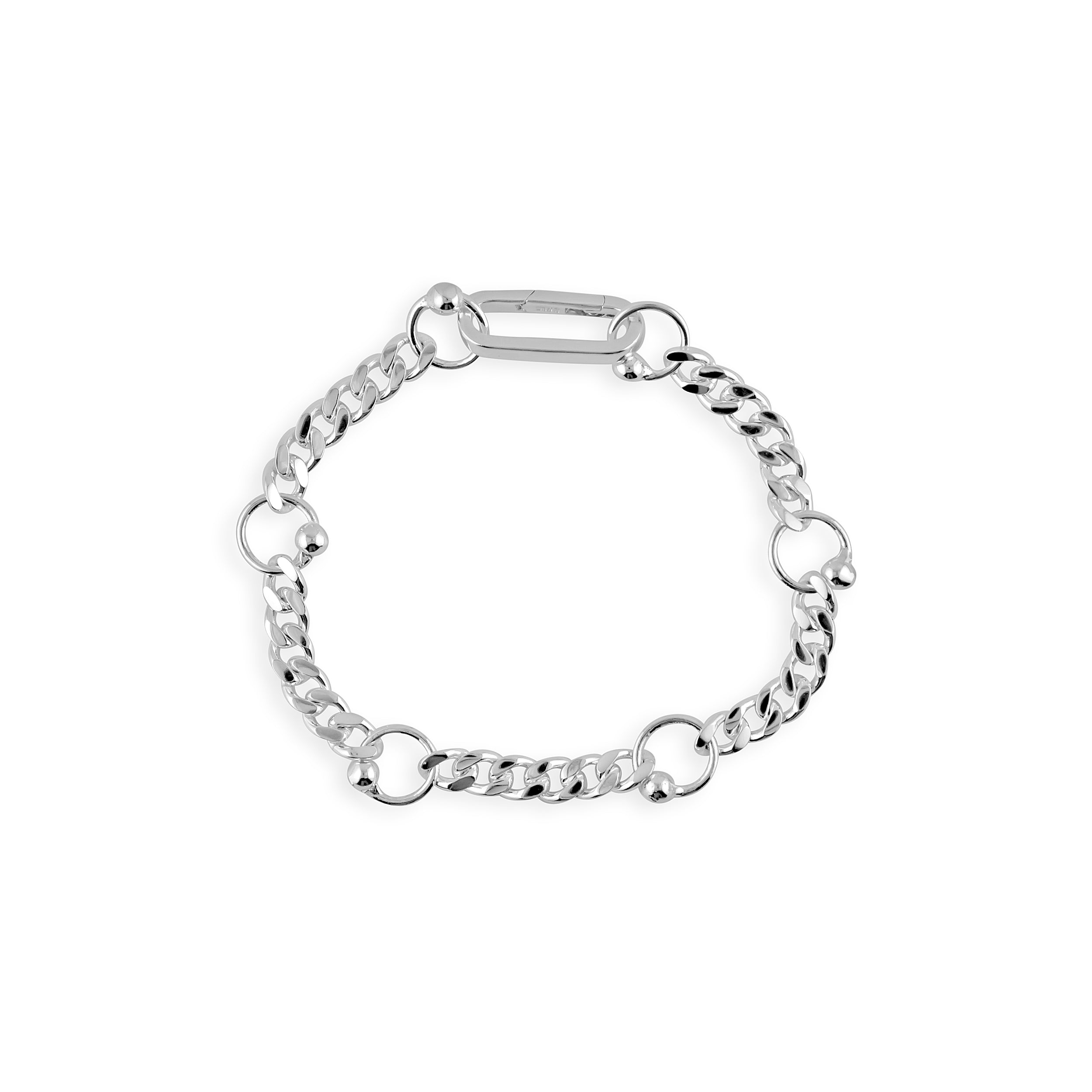 Pierced Chain Bracelet