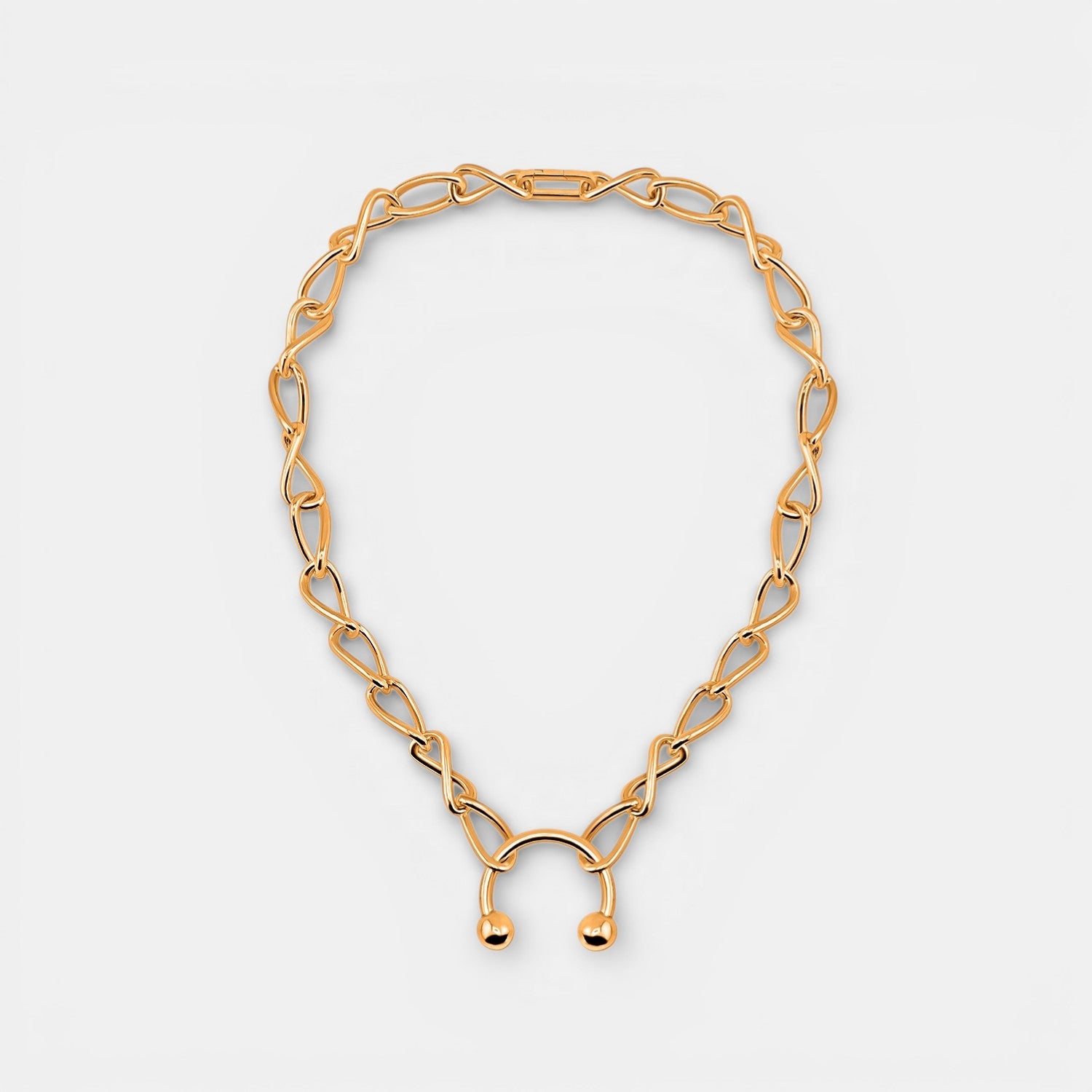 Infinity Pierced Necklace