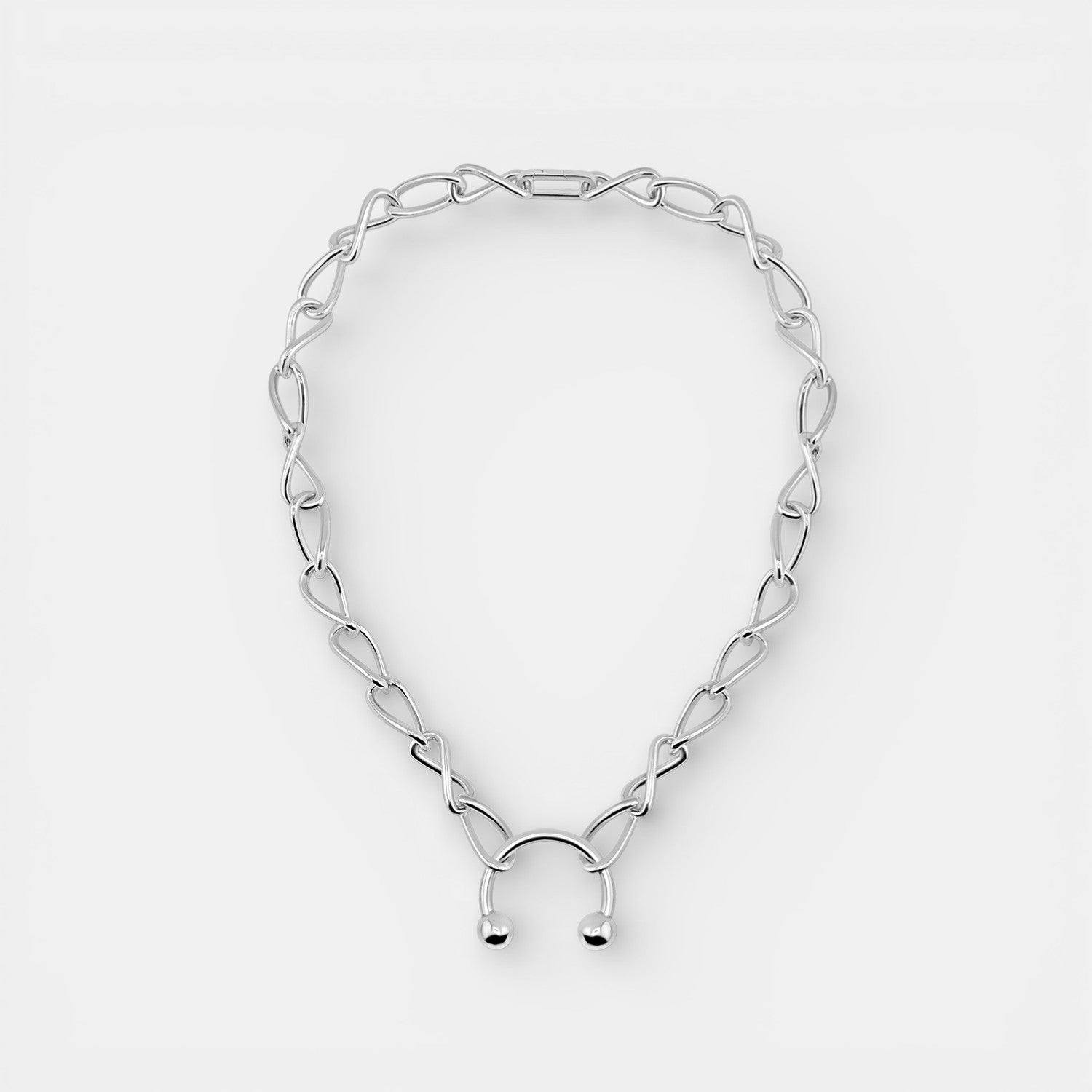 Infinity Pierced Necklace