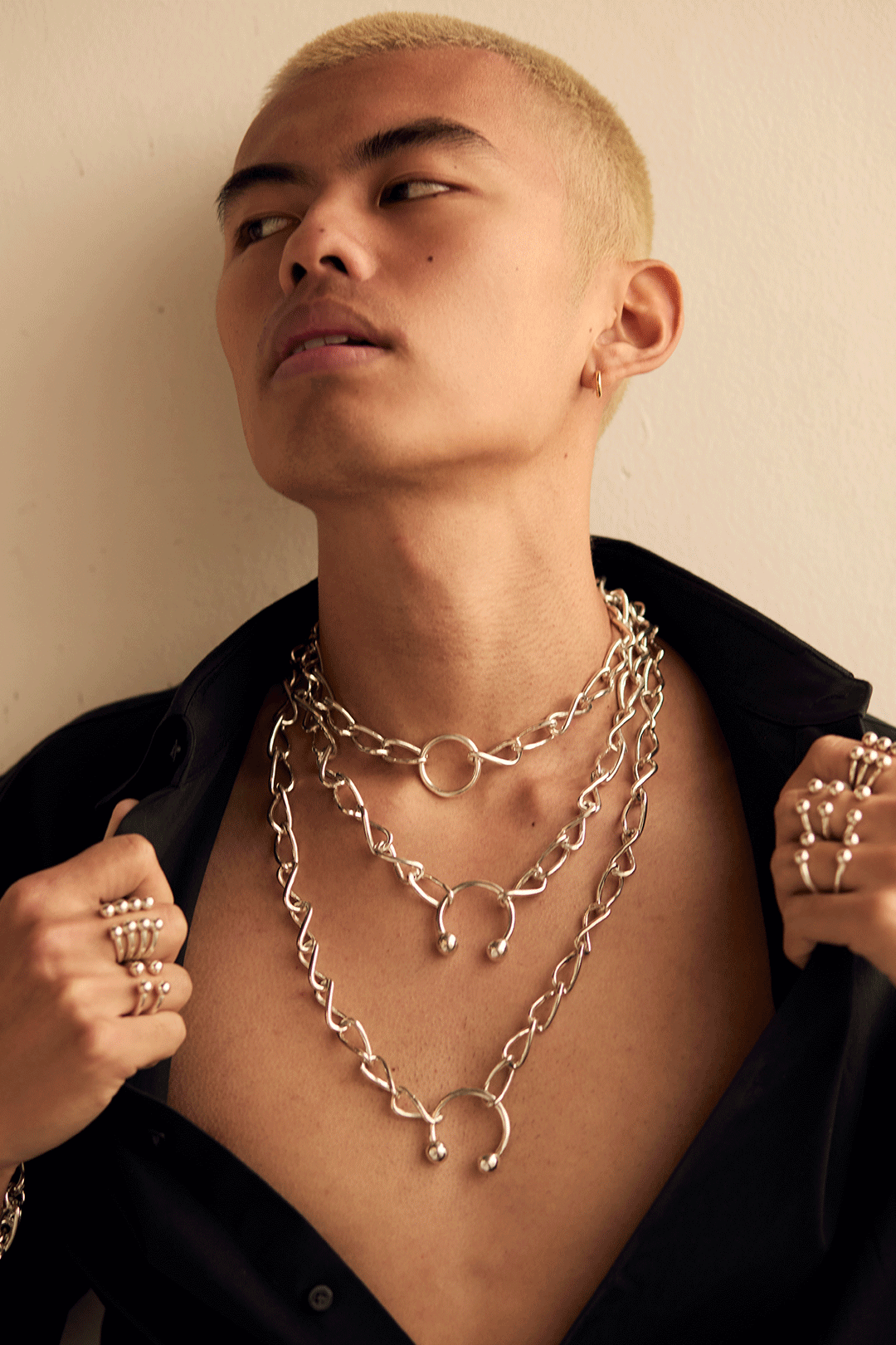 Infinity Pierced Necklace