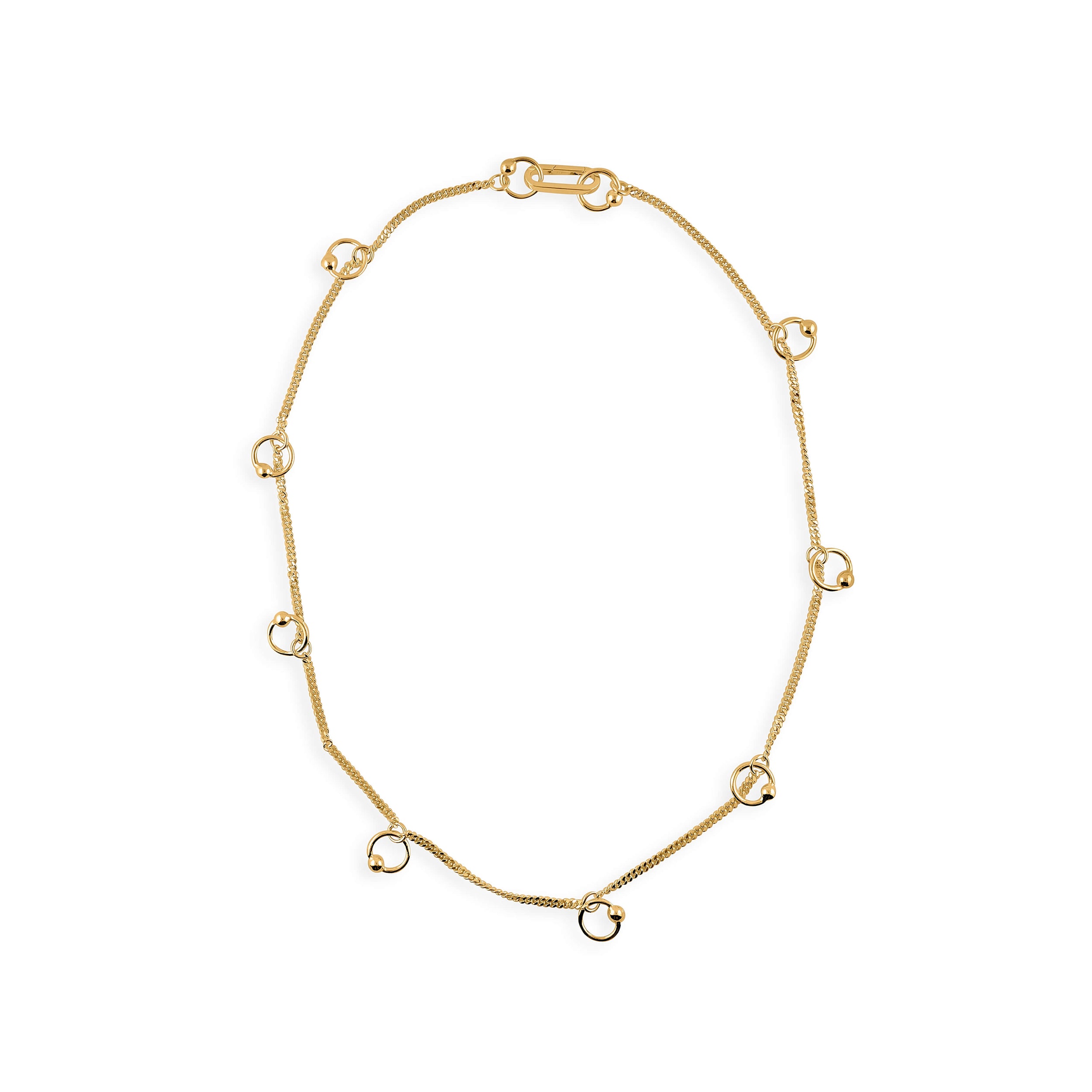 Pierced Charm Chain
