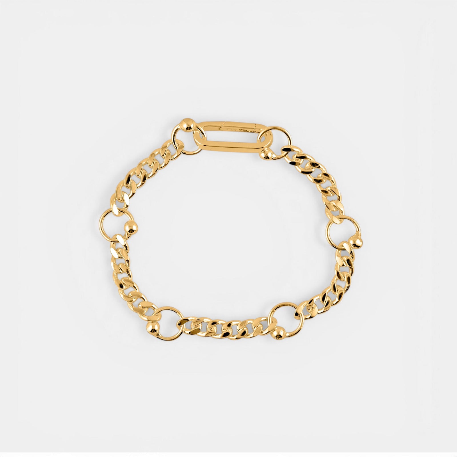 Pierced Chain Bracelet