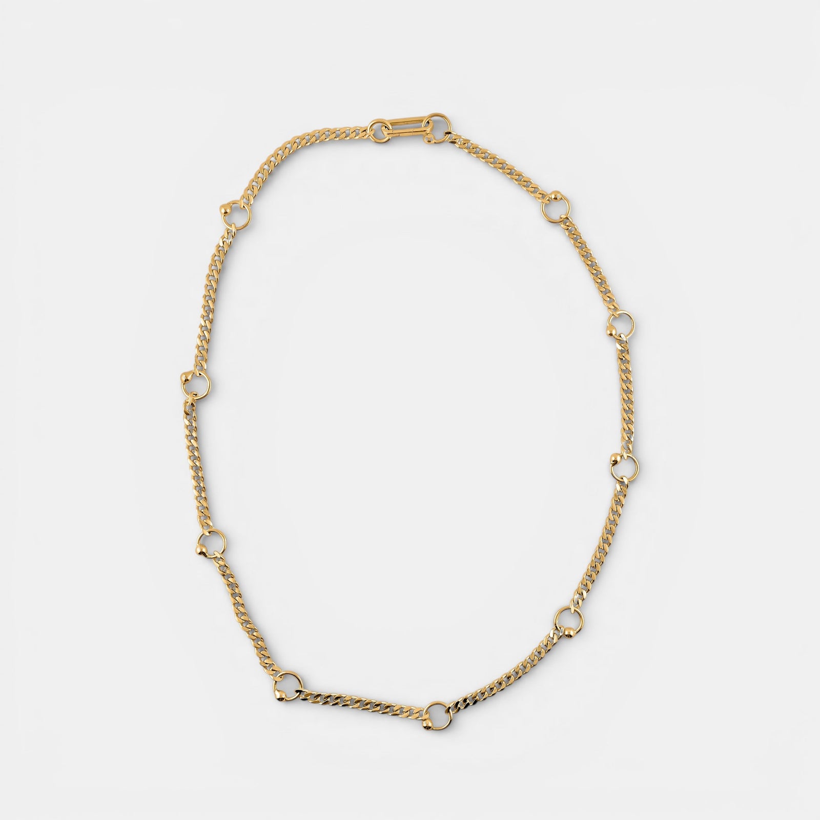 Pierced Chain Necklace