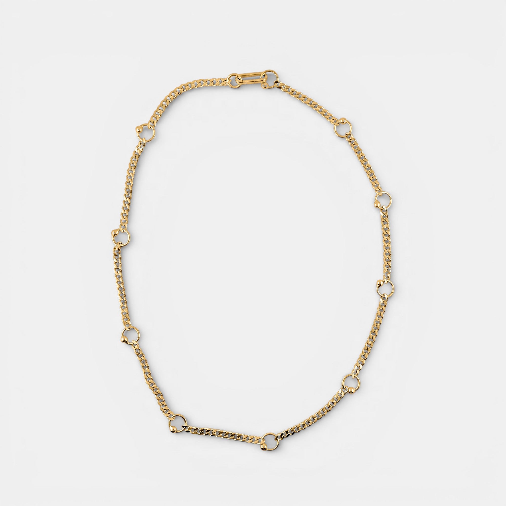 Pierced Chain Necklace