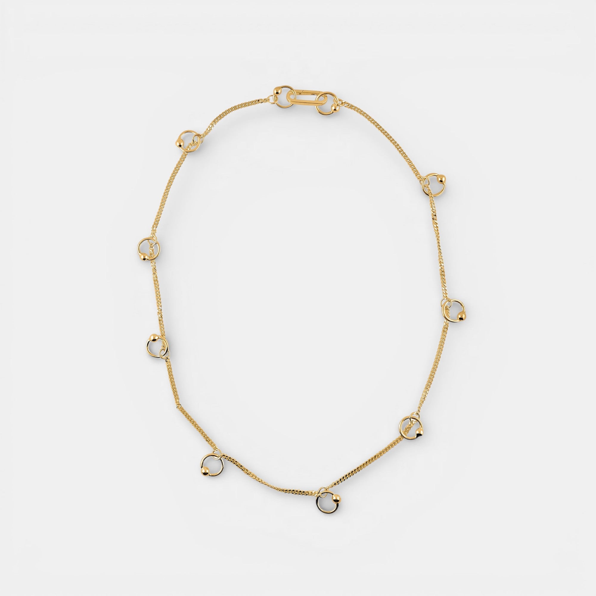 Pierced Charm Chain