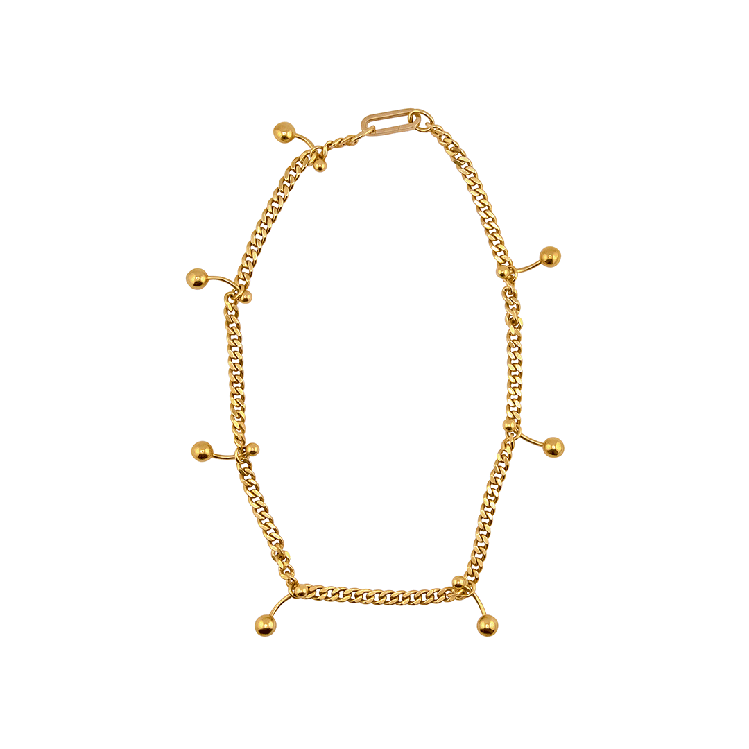 Pierced Chain Necklace