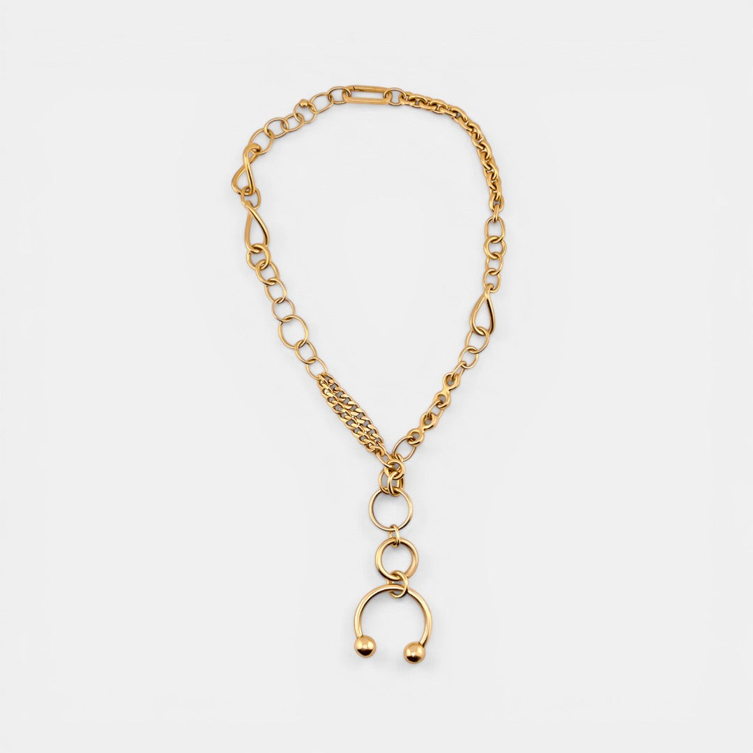 Random Hook Up Pierced Necklace
