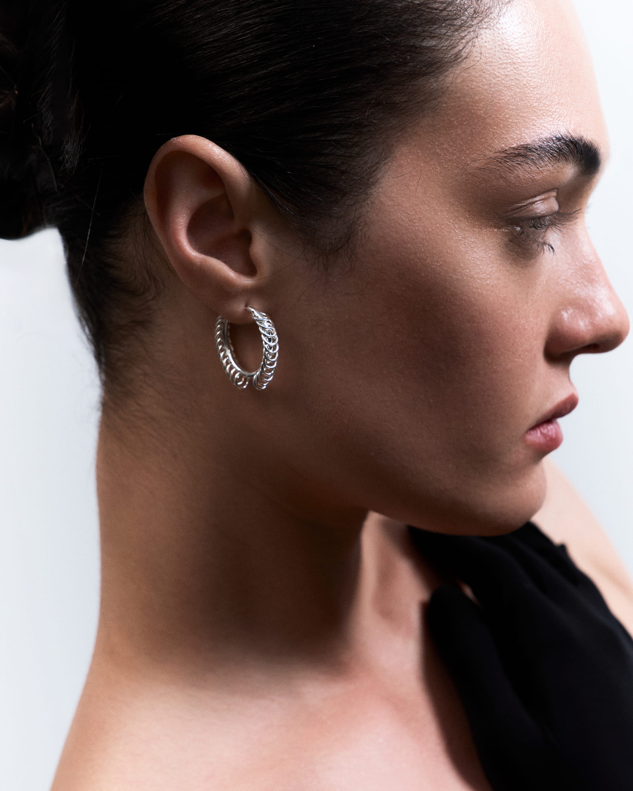 Echo Hoop Earring