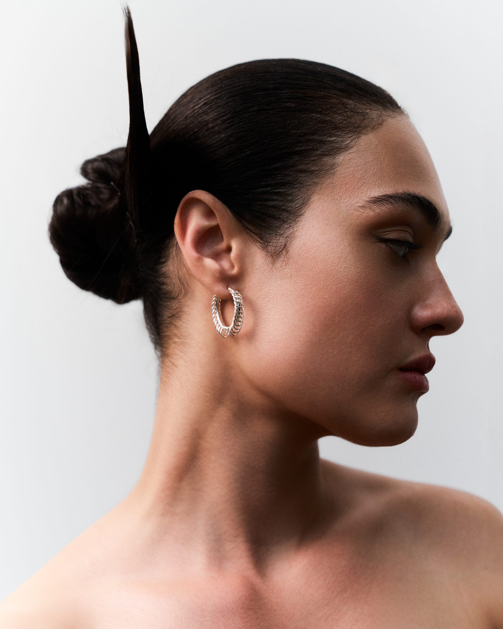 Echo Hoop Earring
