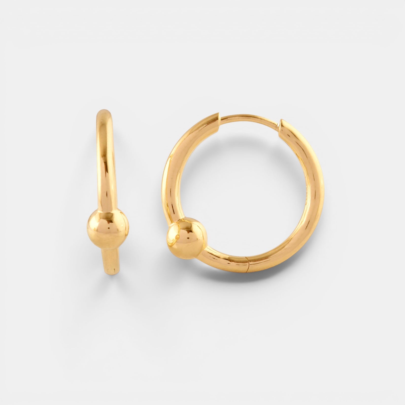 Sphere Hoop Earring