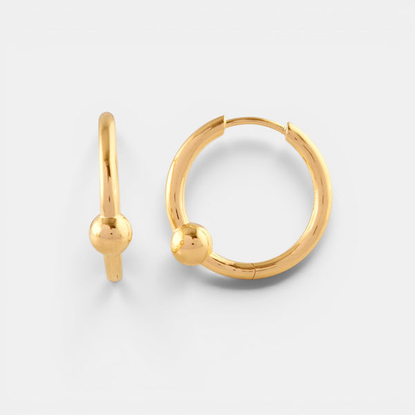 Sphere Hoop Earring