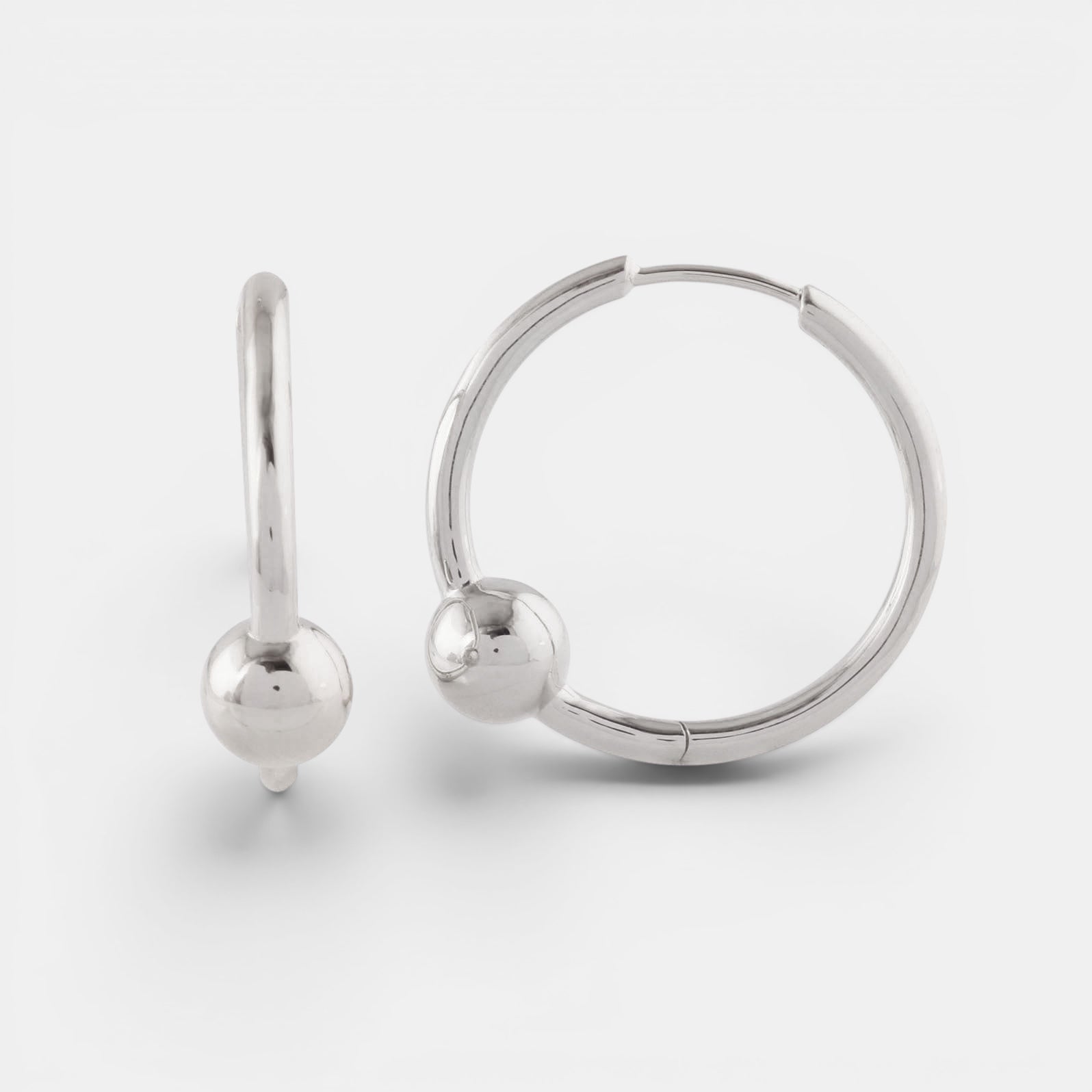 Sphere Hoop Earring