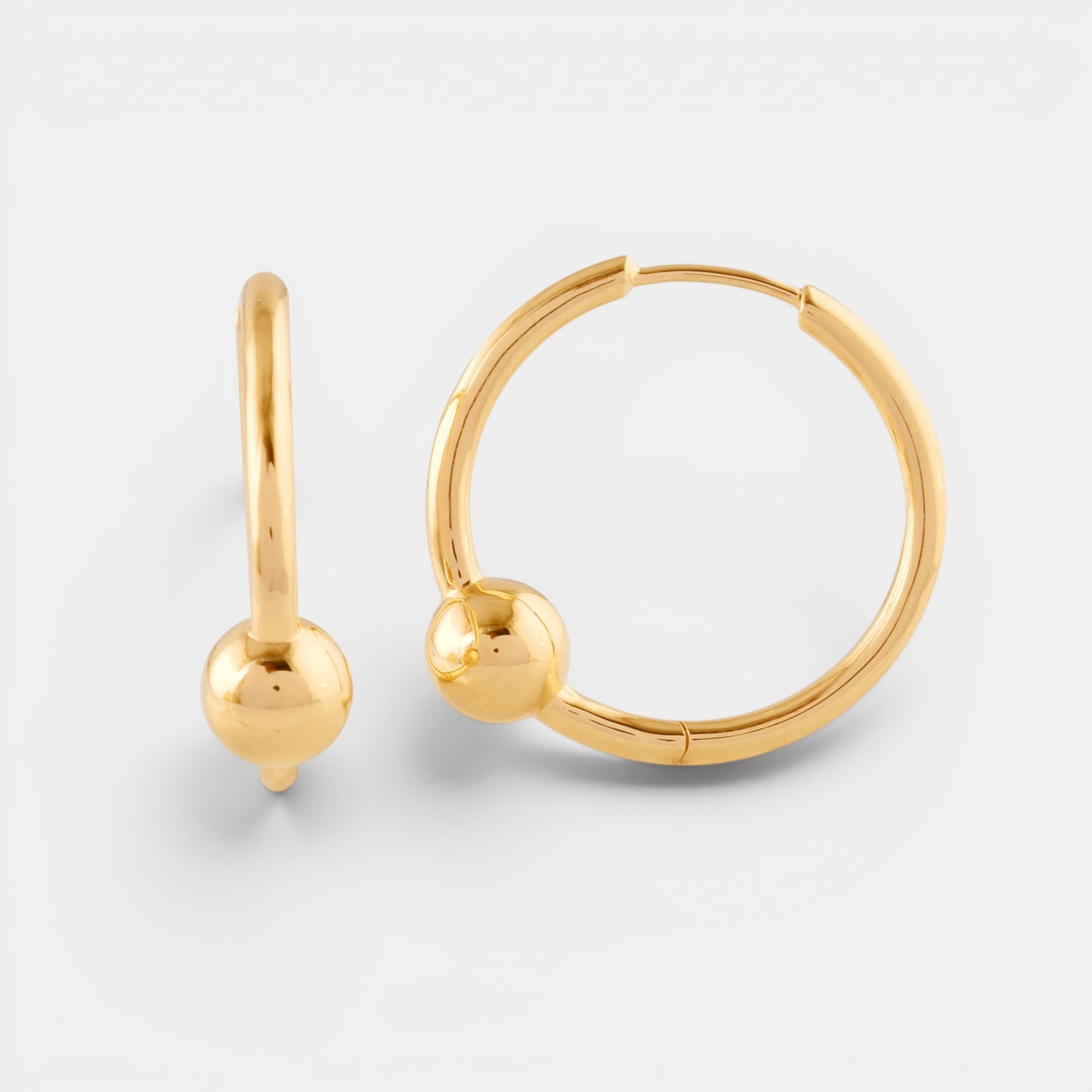Sphere Hoop Earring