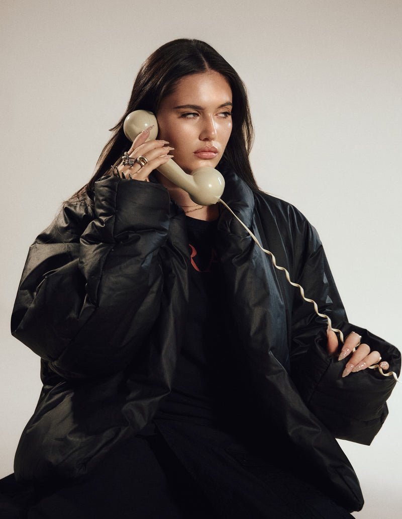 Sienna Spiro wearing Molten Hand bangle