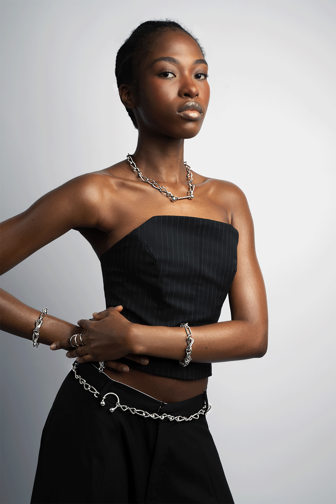 Infinity Barred Necklace