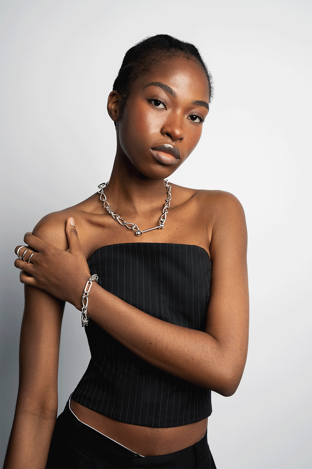 Infinity Barred Necklace