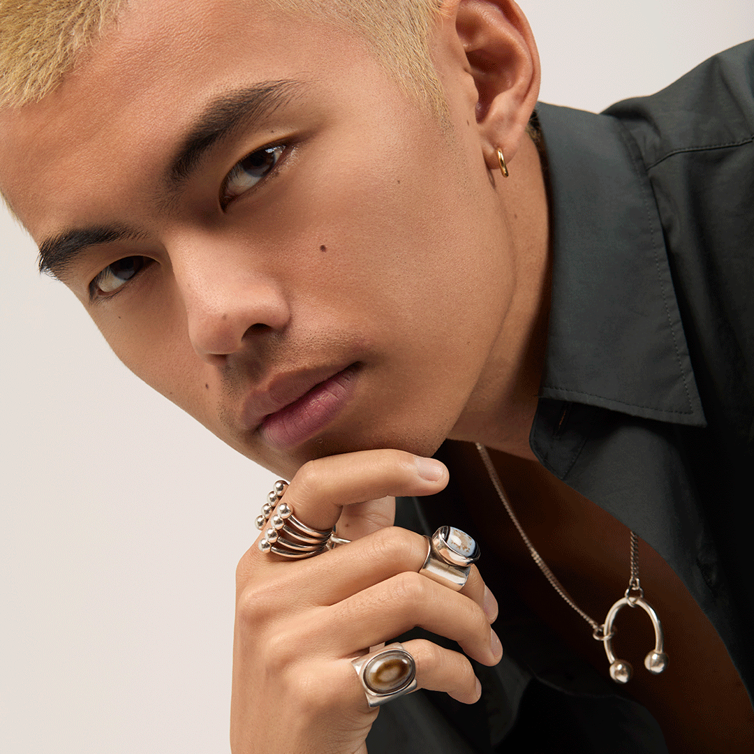 Simply Pierced Necklace