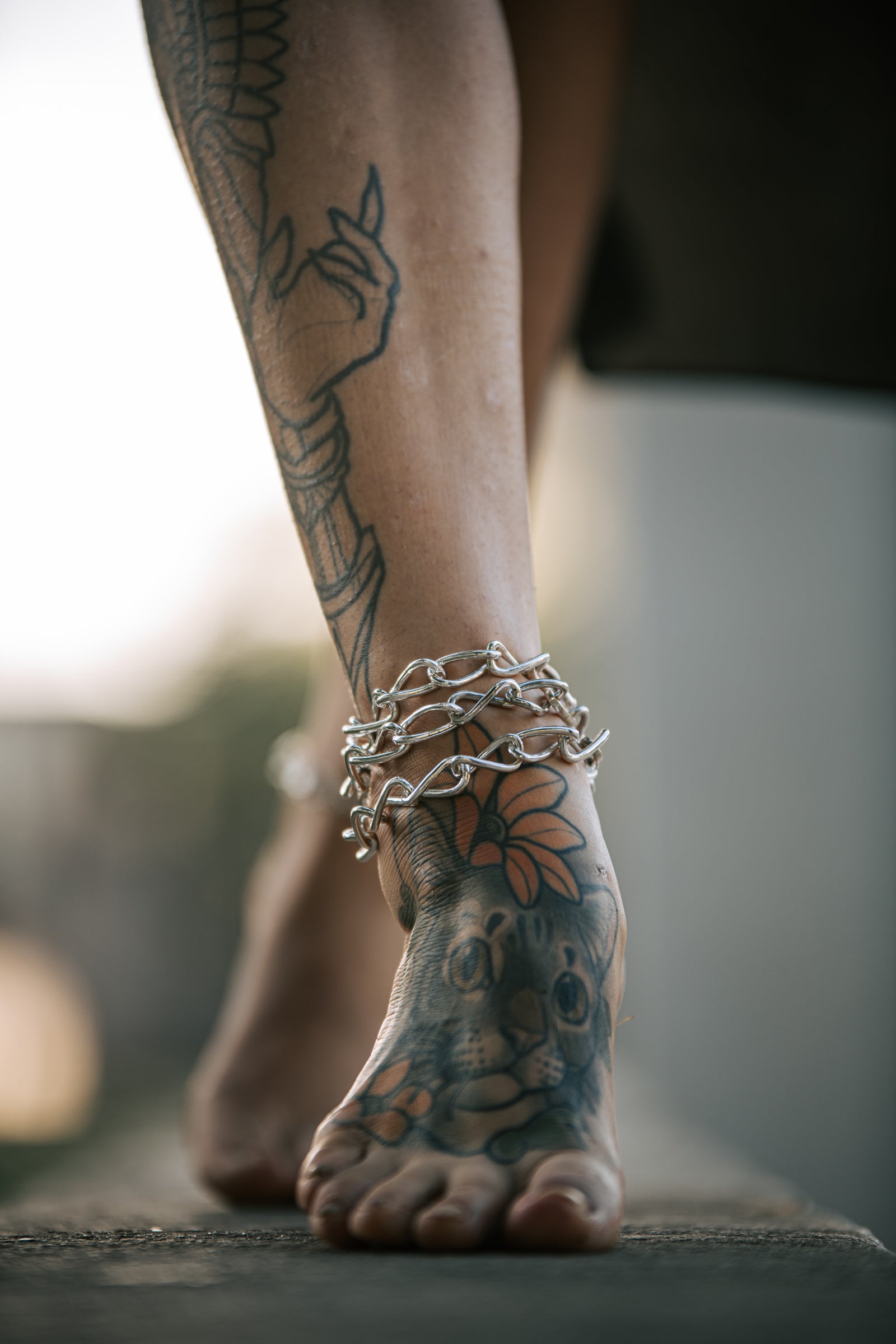 Annabel B Infinity Ankle - handmade ankle chain, view 2