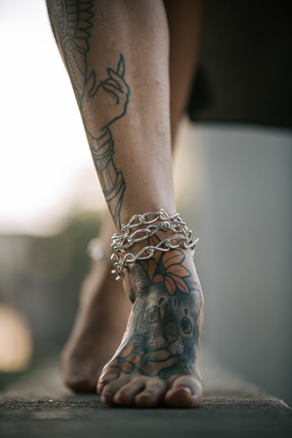 Annabel B Infinity Ankle - handmade ankle chain, view 2