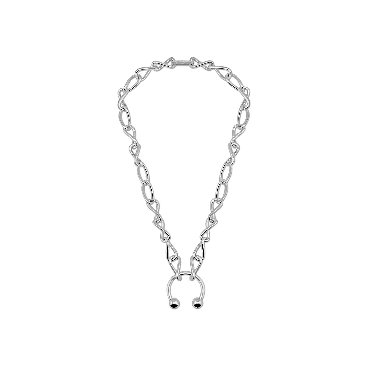 Infinity Pierced Necklace
