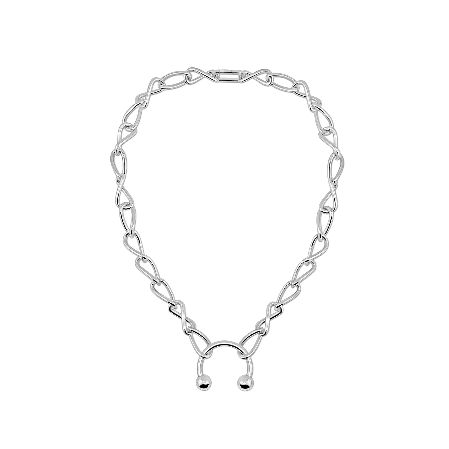 Infinity Pierced Necklace